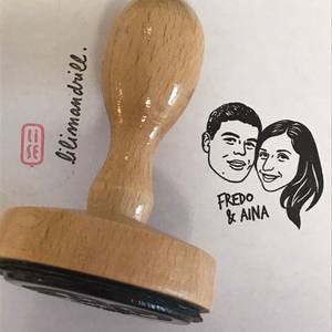 Oficina preentintado montaje premontaje Flash <span class=keywords><strong>sello</strong></span> manija personalizar regalo novia y novio retrato <span class=keywords><strong>sello</strong></span> - Product Image 2