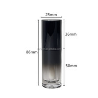 Tube de gloss à lèvres en plastique de 6 ml, emballage cosmétique, impression de logo personnalisée, 50 pièces MOQ, stock disponible, marques de beauté
