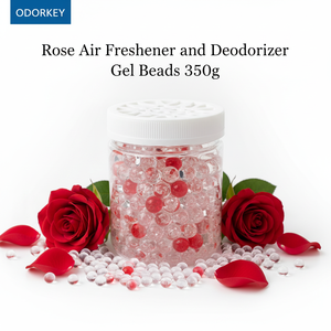 Perles <span class=keywords><strong>d</strong></span>ésodorisantes et assainissantes au gel parfum Rose avec huiles essentielles pour une fraîcheur longue durée – Prix direct usine - Product Image 1