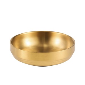 Plat à sauce rond en acier inoxydable 304, doré ou argenté, pour condiments, idéal pour le barbecue coréen, les sauces et la vaisselle de fête - Product Image 3