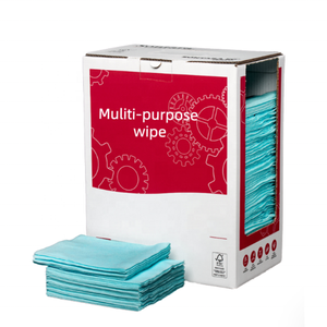 Lingettes de nettoyage critiques non stériles, non tissées, en polyester et cellulose, à faible peluchage, pour salles blanches, usage polyvalent - Product Image 1