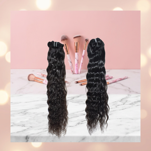 Extensiones de Cabello Humano 100% Natural de Templo Indio, Rizado, Color Natural, Cutícula Alineada, Sin Químicos, Doble Trama - Product Image 1