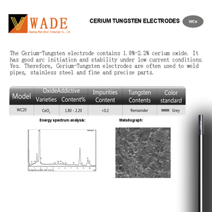 Điện cực vonfram 2% 3.0mm x 175mm wc20 que hàn vonfram Xám - Product Image 5