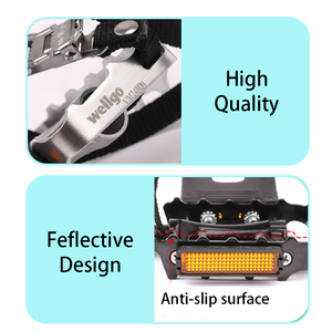 Pédale <span class=keywords><strong>de</strong></span> vélo <span class=keywords><strong>de</strong></span> <span class=keywords><strong>route</strong></span> WELLGO, pédale <span class=keywords><strong>de</strong></span> VTT avec support <span class=keywords><strong>de</strong></span> pied, pédale <span class=keywords><strong>de</strong></span> vélo avec embout en forme <span class=keywords><strong>de</strong></span> bouche <span class=keywords><strong>de</strong></span> chien, pédale fixe avec clips pour les orteils, ensemble M248 - Product Image 5