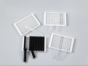 Cotaus High Black 96 puits plaque <span class=keywords><strong>elisa</strong></span> non détachable fond plat à reliure haute pour lecteur de <span class=keywords><strong>elisa</strong></span> - Product Image 6