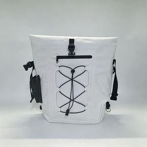 Sac à dos imperméable Napke à enroulement, grande capacité, pour randonnée en extérieur, durable, portable, blanc et gris - Product Image 1