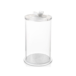 명확한 Judaica 유태인 루사이트 저장 음식 사탕 상자 U 뚜껑 아크릴 루사이트 쿠키 항아리 - Product Image 2