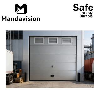 Ventana de ventilación de aluminio para puerta de <span class=keywords><strong>garaje</strong></span>, reforzada, antirrobo, con llave remota, personalizada, para villa industrial o parque. - Product Image 2