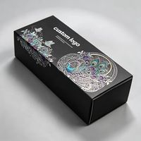 Emballage de rouge à lèvres de luxe écologique en gros personnalisé, boîte de gloss cosmétique