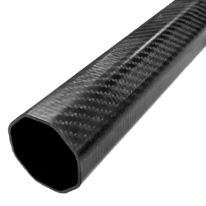 Tubo octogonal de fibra de carbono 3k de alta resistencia OEM de fábrica Tubo de fibra de carbono 3k de 5mm para instrumentos médicos/artículos deportivos - Product Image 1