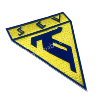 Impression de tissu Tatami personnalisé logo en silicone gaufré en 3D étiquette en caoutchouc par transfert de chaleur pour vêtement rouleau carré