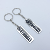 Porte-clés en métal personnalisé avec lettre S M, vente en gros de porte-clés en cube avec lettre C, gravure de nom pour la Saint-Valentin, porte-clés personnalisés