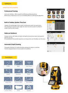SOUTH A1 Total Station Android Cheap Price Prism <b>Optical</b> <b>Instruments</b> Reflectorless Measuring Equipment Estacion Total SOUTH A1 - Product Image 5