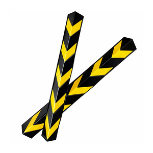 Bande de protection d'angle en caoutchouc, bande de protection d'angle droit pour garage, protection des coins et des colonnes des murs - Product Image 4