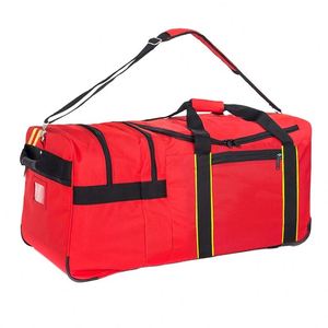 Sacs de sport à roulettes pour pompiers certifiés BSCI, sacs de transport à roulettes pour équipement de pompier, sacs de service pour pompiers - Product Image 4