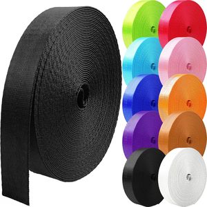Correa de espiga de nailon de alta tenacidad, 2cm de poliéster, correa de cinturón de seguridad personalizada, correa de sarga de 32mm para bolso, <span class=keywords><strong>Collar</strong></span> de perro - Product Image 2