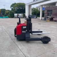 Chariot élévateur tout-terrain 3T : levage de 400 mm, 24 V/100 Ah, moteurs 2,2 kW/1,5 kW, pneus tout-terrain, capacité de montée de 4 %.