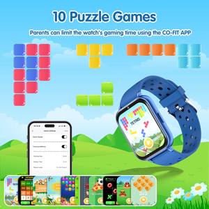 Montre connectée pour enfants avec moniteur de fréquence cardiaque pour le sport, appel vocal IA, bracelet intelligent, suivi de la forme physique, montre connectée étanche pour enfants - Product Image 5