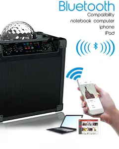 CQA-altavoces inalámbricos PARA karaoke, sistema de Bluetooth