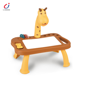 Ensemble de jouets de <span class=keywords><strong>dessin</strong></span> pour enfants Chengji Girafe, jouets éducatifs précoces sur le thème des animaux de <span class=keywords><strong>dessin</strong></span> animé, projecteur LED pour le <span class=keywords><strong>dessin</strong></span>, la peinture et l'écriture des enfants - Product Image 1