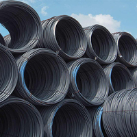 Fil de fer en acier à haute teneur en carbone SWRH82B 45 #   Fil de fer pour câble métallique PC de 5,5 mm à 12 mm pour la fabrication de ressorts