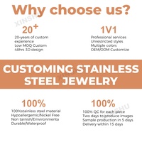 Charmes en acier inoxydable en forme de cœur islamique religieux bon marché en gros, accessoires de bijoux DIY pour musulmans pour les occasions de fête