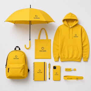 High Quality Customized Logo Promotional Business Cheap Gift Set Corporate Flask Cap Umbrella Lanyard Employee Kits Giveaway - Product Image 1