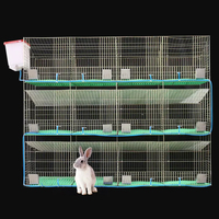 GREAT FARM Offre Spéciale Cages à Lapins Commerciales Faciles Galvanisées à Chaud pour Élevage