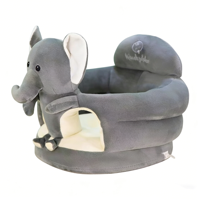Canapé en peluche personnalisé en forme d'éléphant, chaise en peluche en forme d'éléphant, éléphant en peluche gris, jouet en peluche en forme d'éléphant