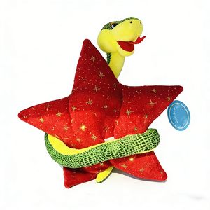 Peluche de serpiente personalizado, peluche de serpiente adorable, peluche de reptil, peluche de serpiente suave - Product Image 1
