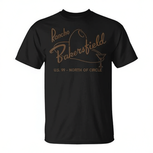 Camiseta vintage de Rancho Bakersfield, diseño retro de motel de California, U.S. 99 North Of Circle - Product Image 2