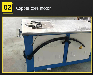 เครื่องกัดข้อศอกไฟฟ้าท่ออากาศแนวนอนเครื่องกัดข้อศอกแบบกลม - Product Image 4