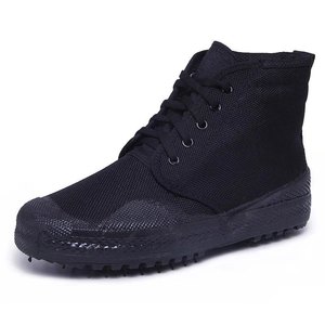 Zapatos de trabajo de lona de camuflaje de alta calidad para hombre, zapatos de seguridad transpirables antideslizantes para obras de construcción, resistentes al desgaste, tacón bajo - Product Image 2
