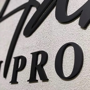 Letras acrílicas 3D Logo Sign Custom Shop Nombre Tableros Led Signage Letra acrílica Signo no iluminado Signos - Product Image 2