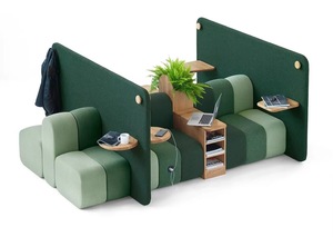 Ensemble de canapés modulaires pour salle d'attente, hôtel, espace public et bureau à domicile, mobilier de réception de bureau moderne - Product Image 6