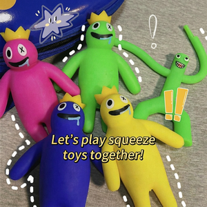 Rainbow Friends Compression Toys, Elastic Stress Relief Toys, Soft and Compressible Sensory Toys, <b>used</b> for relieving stress - Product Image 2