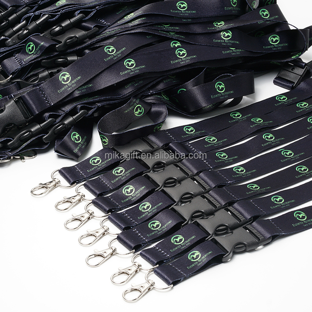 Custom Cheap Sublimation Lanyard with Separatable Buckle