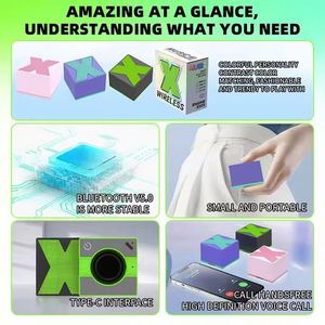 Mini Cube Music Box TWS X <b>Speaker</b> 5W Desktop Wireless <b>Speakers</b> for Home Party - Product Image 6