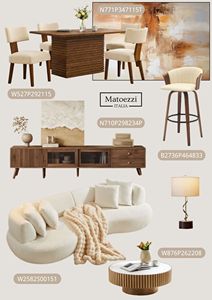 Modern Living Room Furniture Set <b>Sofa</b> Fluted Coffee <b>Table</b> Lounge Recliner Storage Cabinet Hotel Modular Design Villa - Product Image 1