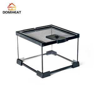 Structure pliable brevetée 30x20x30, réservoir en verre pour amphibiens, pour installation d'élevage - Product Image 4