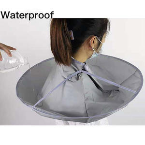 Cape de coupe de cheveux pliable, cape de salon de coiffure, cape de barbier, cape de coiffure, couverture en tissu, protection pour la coupe de cheveux, tablier de rasage, D=70CM - Product Image 4