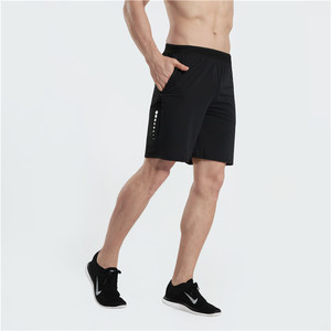 Pantalon demi-taille élastique pour hommes Vente en gros Polyester Gym Wear pour le <span class=keywords><strong>sport</strong></span> Sweat Running Shorts avec tissu en toile anti-rides - Product Image 2