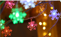 Indoor Günstige Weihnachts stern Schneeflocke LED-Licht Sting Fee Weihnachts beleuchtung Für Home Holiday Decor Beleuchtung Ornamente