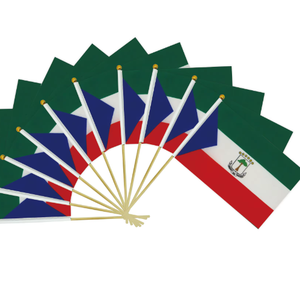 Banderas de mano de madera al por mayor de las Islas <span class=keywords><strong>Comoras</strong></span>, decoración de banderas de palo para eventos con impresión Digital - Product Image 6