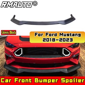Para Ford: Labio de parachoques delantero, faldones laterales, alerón, rejilla de parachoques, protector de parachoques para Ford Mustang 2018-2023, kit de carrocería, accesorios para coche - Product Image 1