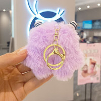 Porte-clés en peluche mignon et écologique de 9 cm, mini-porte-clés personnalisé, cadeaux scolaires, cadeaux de Noël, remplisseurs de sacs pour enfants, motif Diable