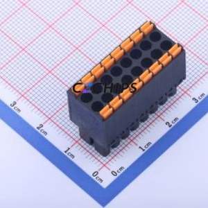 KF2EDGKS-3.5-2*8P Plug-in Terminal Block P=3.5mm Connector ( Connector Type: Male Plug )( Construction: 2x8P )( Pitch: 3.5mm ) - Product Image 1