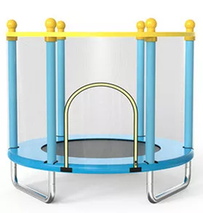 Trampolin anak dengan jaring pelindung, tempat tidur lompat Anti jatuh trampolin luar ruangan tempat tidur olahraga peralatan kebugaran rumah - Product Image 2