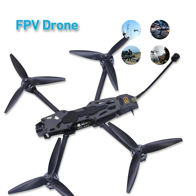 High Speed Mini Drone with Camera 7 Inch Long Range FPV Drones 4K Camera WiFi Quadcopter for Commercial Aerial Photography