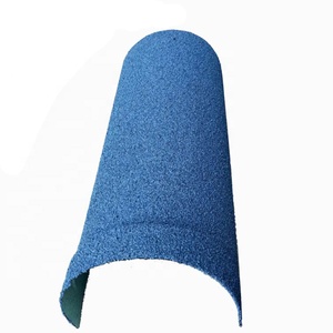 Accessoires pour tuiles de toiture en bois de teck enduit de sable, isolation thermique, barre de protection contre les intempéries, <span class=keywords><strong>demi</strong></span>-tuiles de toiture rondes, garnitures découpées - Product Image 5